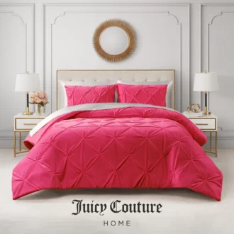 Kiss Pleat Micromink Comforter Set