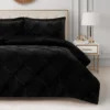 Kiss Pleat Micromink Comforter Set Kiss Pleat Micromink Comforter Set