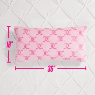 Lattice Print Plush Body Pillow
