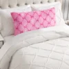 Lattice Print Plush Body Pillow