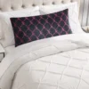 Lattice Print Plush Body Pillow