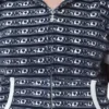 Logo Stripe Short Sleeve Zip Hoodie Logo Stripe Short Sleeve Zip Hoodie