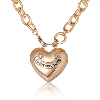 Long Heart Pendant Necklace