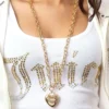 Long Heart Pendant Necklace Long Heart Pendant Necklace