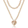 Long Heart Pendant Necklace Long Heart Pendant Necklace