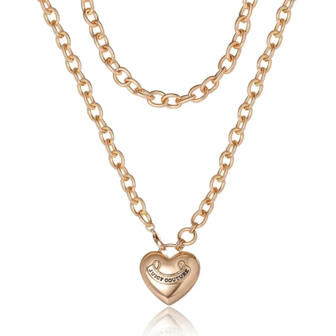 Long Heart Pendant Necklace Long Heart Pendant Necklace