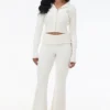 Low Rise Knit Flare Pants