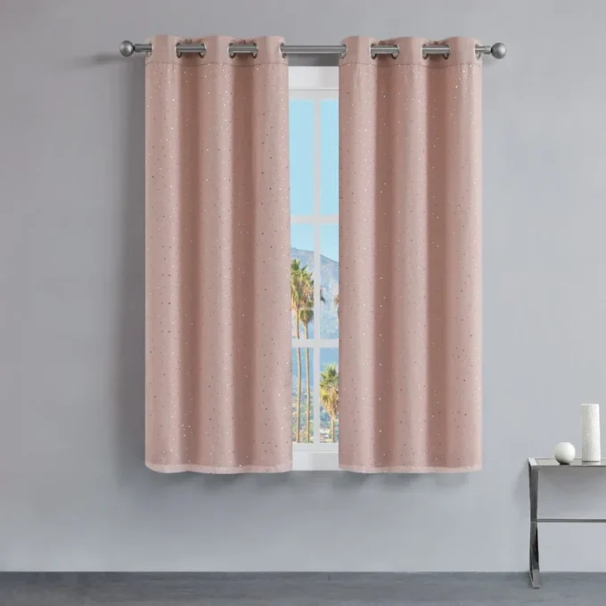 Melody Embellished Double Layer Curtains Melody Embellished Double Layer Curtains