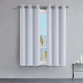 Melody Embellished Double Layer Curtains Melody Embellished Double Layer Curtains
