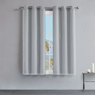 Melody Embellished Double Layer Curtains Melody Embellished Double Layer Curtains