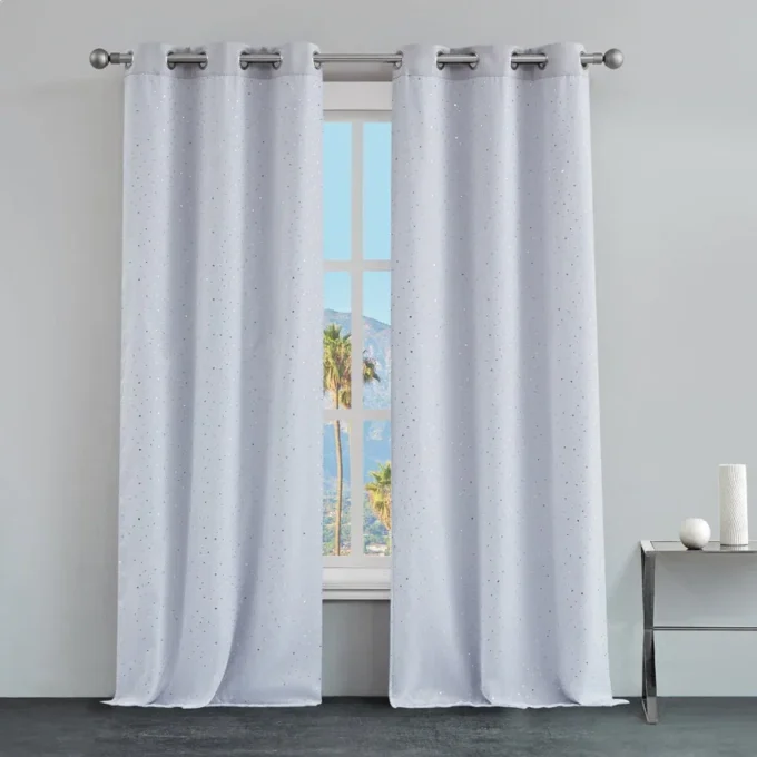 Melody Embellished Double Layer Curtains Melody Embellished Double Layer Curtains