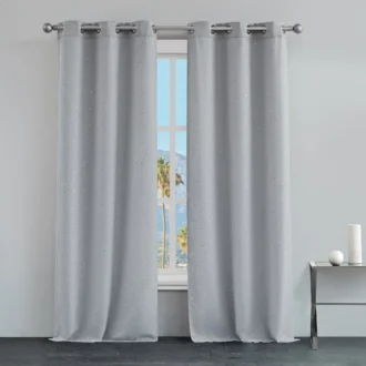 Melody Embellished Double Layer Curtains Melody Embellished Double Layer Curtains