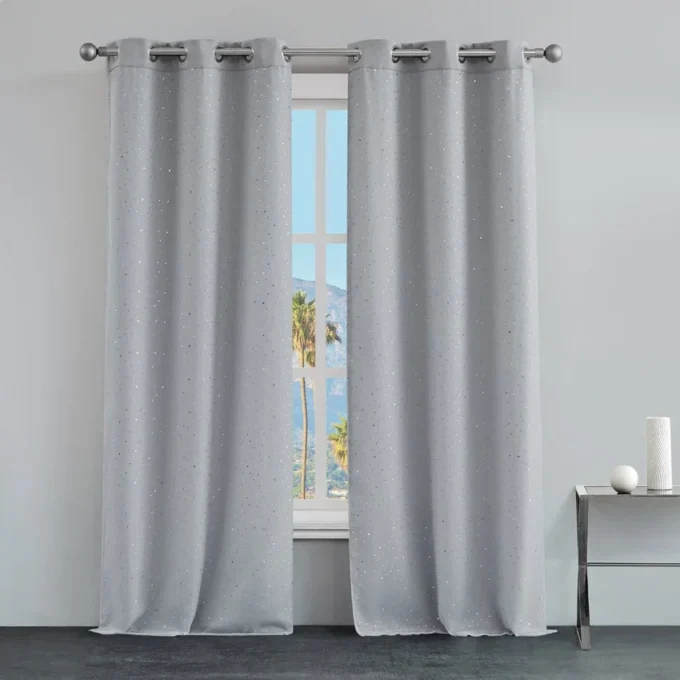 Melody Embellished Double Layer Curtains Melody Embellished Double Layer Curtains