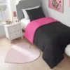 Metallic Leopard Plush Rug, 3′ Heart