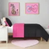 Metallic Leopard Plush Rug, 3′ Heart