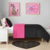 Metallic Leopard Plush Rug, 3′ Heart