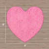 Metallic Leopard Plush Rug, 3′ Heart