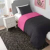 Metallic Leopard Plush Rug, 4′ X 6′