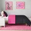 Metallic Leopard Plush Rug, 4′ X 6′