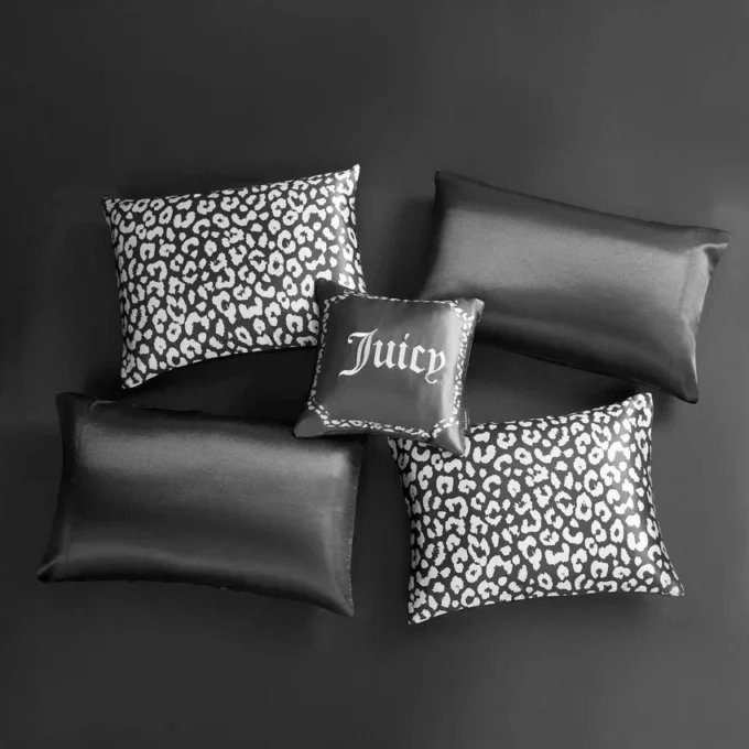 Modern Leopard Satin Bed in a Bag Bedding Set Modern Leopard Satin Bed in a Bag Bedding Set