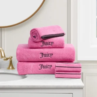 Neon Border Bath Towel Set