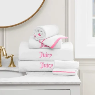Neon Border Bath Towel Set