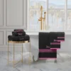 Neon Border Bath Towel Set Neon Border Bath Towel Set