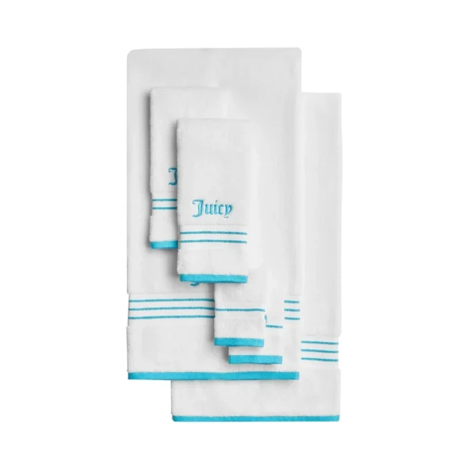 Neon Border Bath Towel Set Neon Border Bath Towel Set