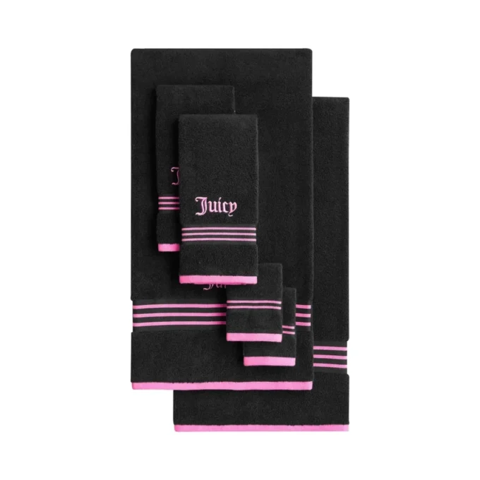 Neon Border Bath Towel Set Neon Border Bath Towel Set