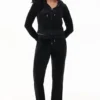 Technicolor Customizable Big Bling Velour Track Pants Technicolor Customizable Big Bling Velour Track Pants