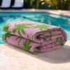 Palm Trees Cotton Beach Towel Palm Trees Cotton Beach Towel