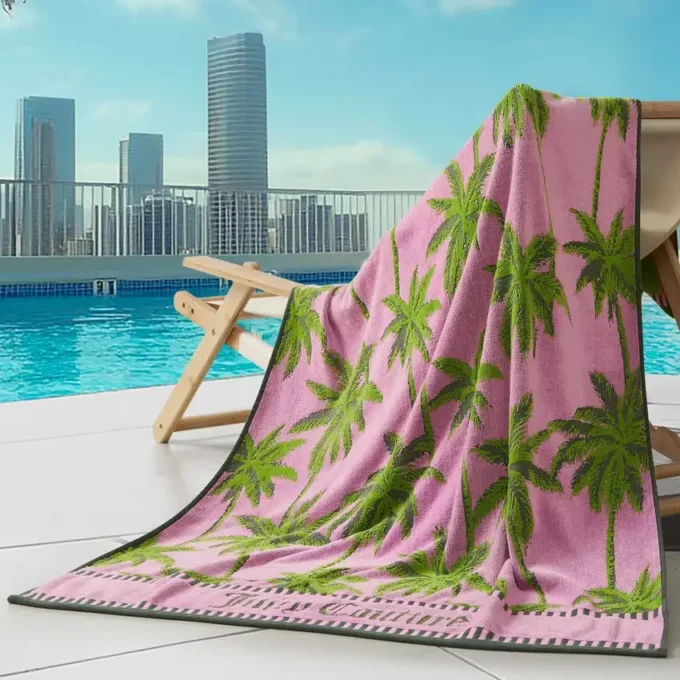 Palm Trees Cotton Beach Towel Palm Trees Cotton Beach Towel