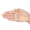 Pava Heart Crystal Chain Pendant Necklace Pava Heart Crystal Chain Pendant Necklace