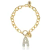 Pava Initial Charm Bracelet, Letter A Pava Initial Charm Bracelet, Letter A