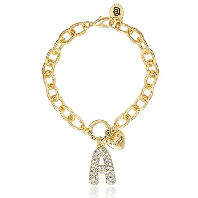 Pava Initial Charm Bracelet, Letter A Pava Initial Charm Bracelet, Letter A