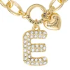 Pava Initial Charm Bracelet, Letter E Pava Initial Charm Bracelet, Letter E