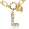Pava Initial Charm Bracelet, Letter L Pava Initial Charm Bracelet, Letter L