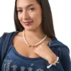 Pearl Necklace with Pava Bow Pearl Necklace with Pava Bow