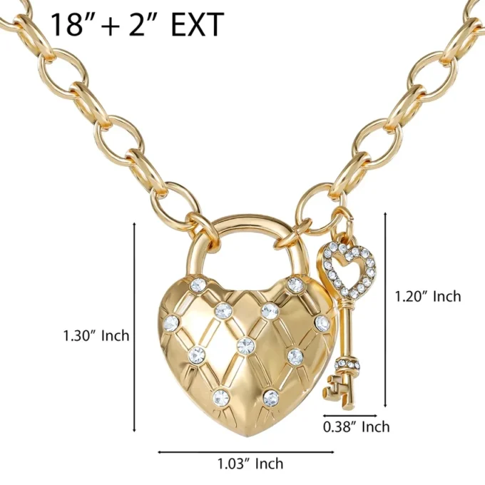 Pearl Station Heart Pendant Necklace Pearl Station Heart Pendant Necklace