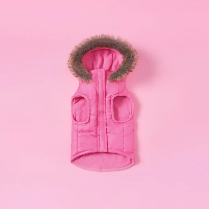 Pet Faux Fur Hooded Jacket Pet Faux Fur Hooded Jacket
