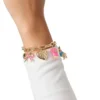 Pink and Gold Charm Bracelet Pink and Gold Charm Bracelet