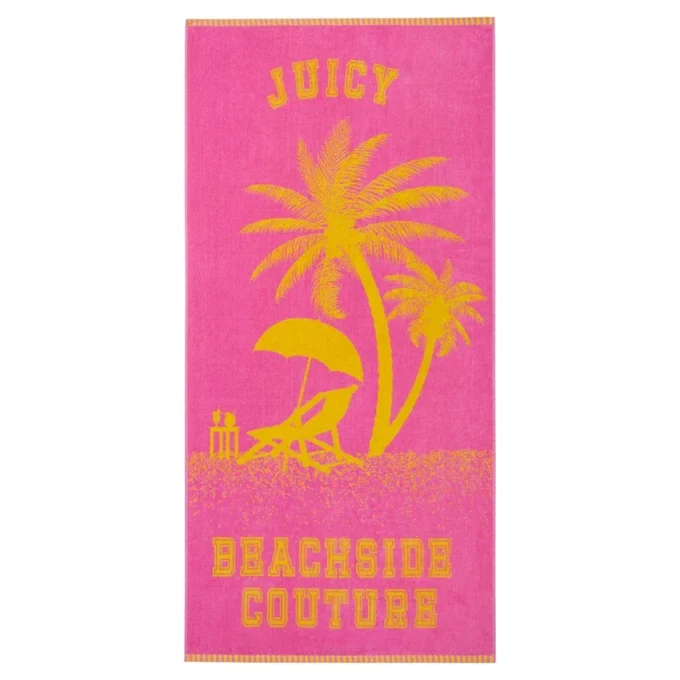 Pink Beachside Couture Cotton Beach Towel Pink Beachside Couture Cotton Beach Towel