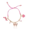 Pink Charm Bracelet Pink Charm Bracelet
