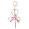 Pink Enamel Heart Keychain Bag Charm Pink Enamel Heart Keychain Bag Charm