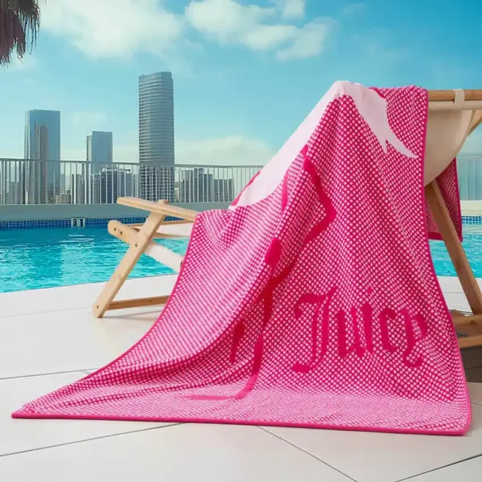 Pink Flamingo Cotton Beach Towel Pink Flamingo Cotton Beach Towel