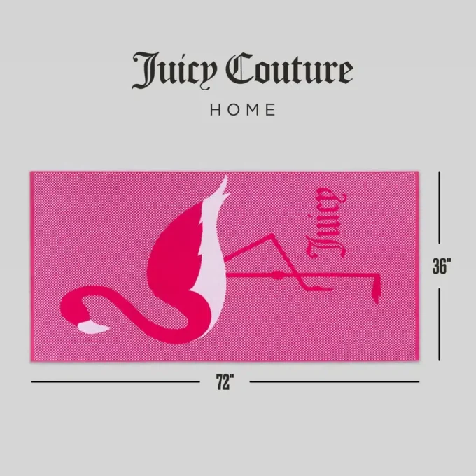 Pink Flamingo Cotton Beach Towel Pink Flamingo Cotton Beach Towel