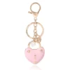 Pink Padlock Heart Keychain Bag Charm Pink Padlock Heart Keychain Bag Charm