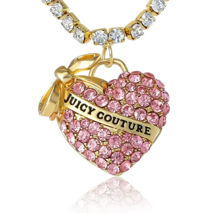 Pink Pava Heart Pendant Necklace Pink Pava Heart Pendant Necklace