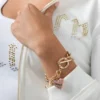 Pink Pava Heart Toggle Bracelet Pink Pava Heart Toggle Bracelet