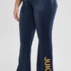 Plus-Size 30Th Birthday Snap Pocket Velour Pants Plus-Size 30Th Birthday Snap Pocket Velour Pants